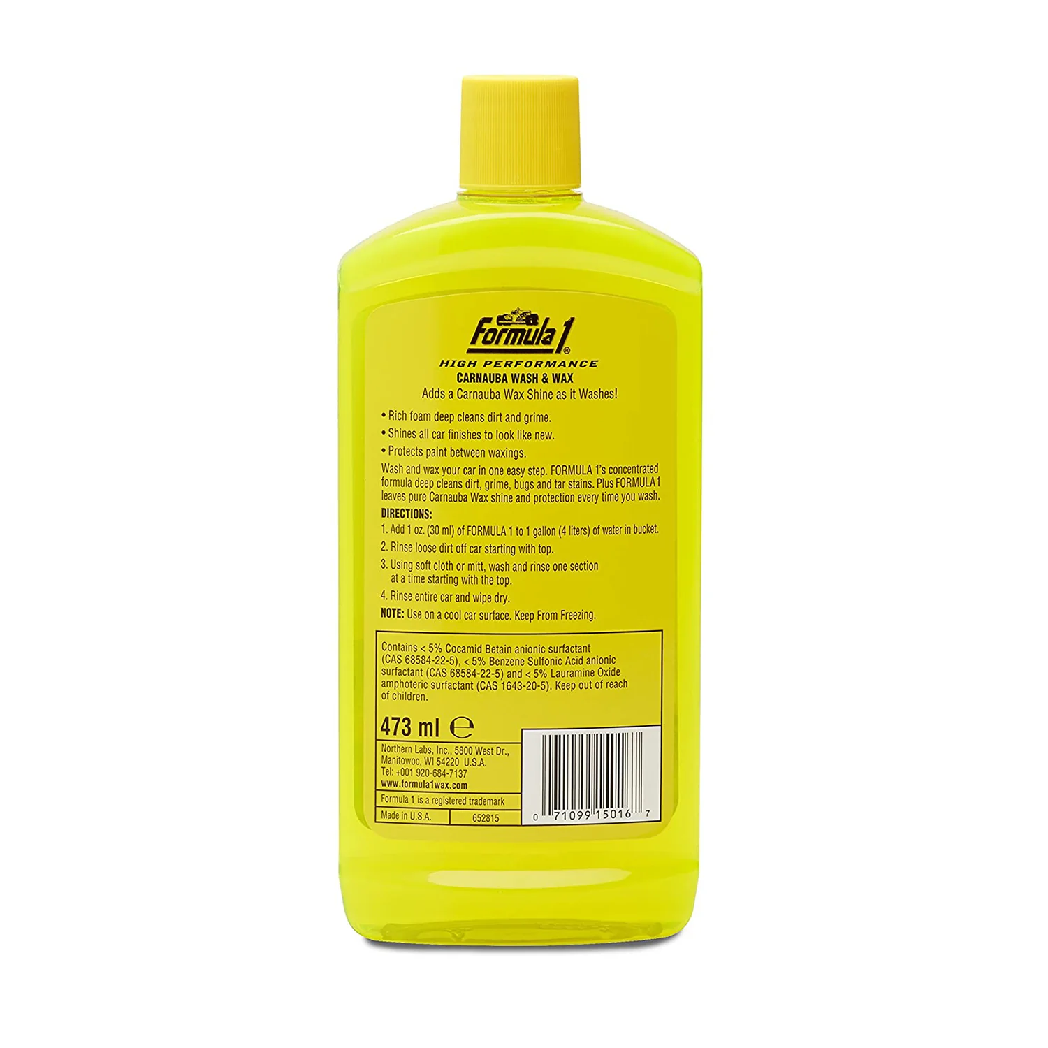 Car Wax Carnauba Formula 1