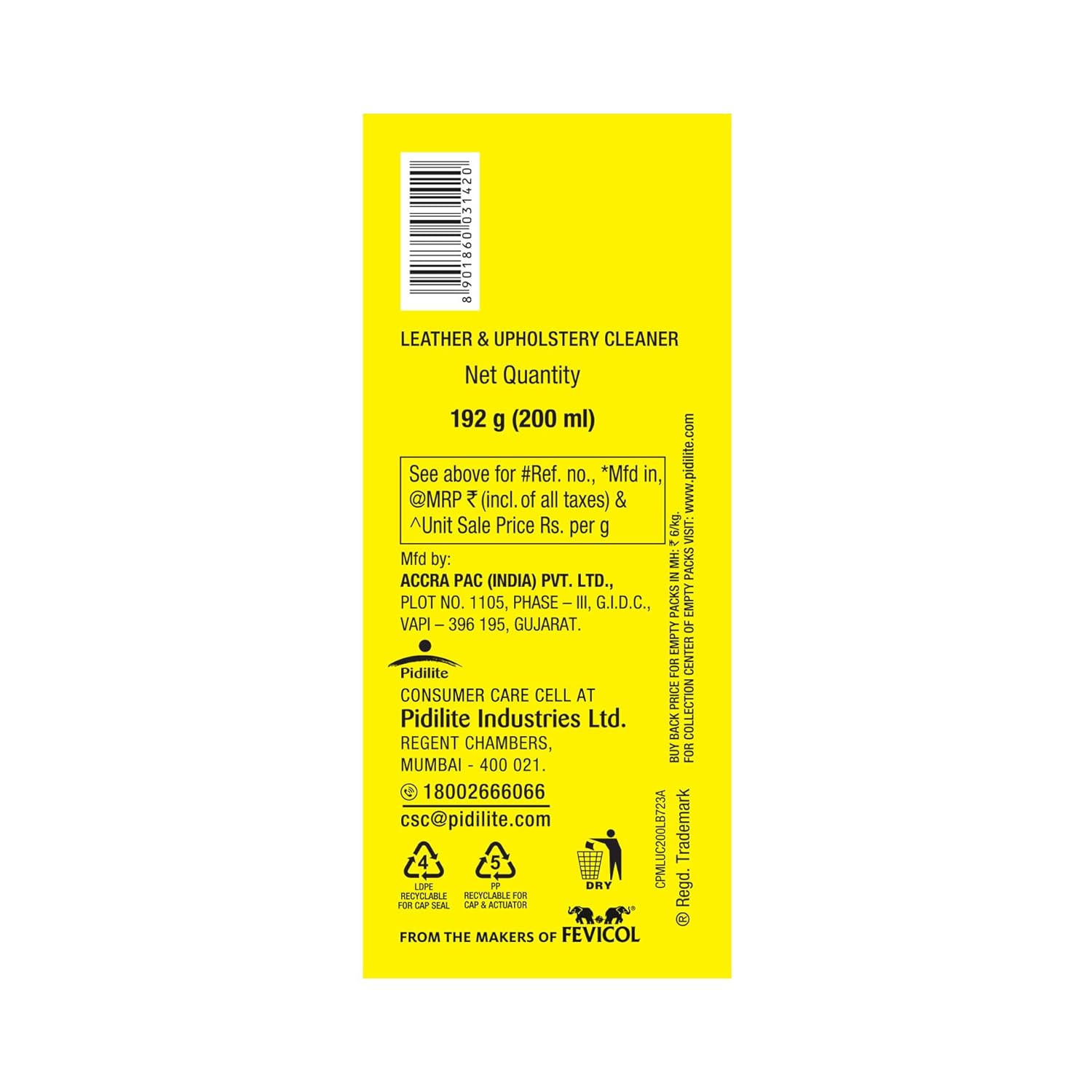 Leather Cleaner Motomax