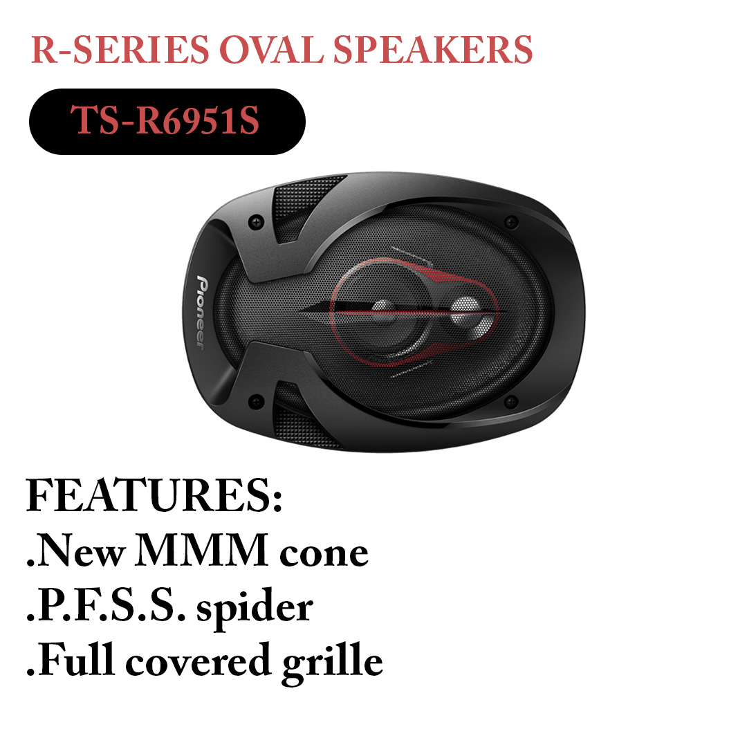 Car Speakers 3Way 400W Pioneer