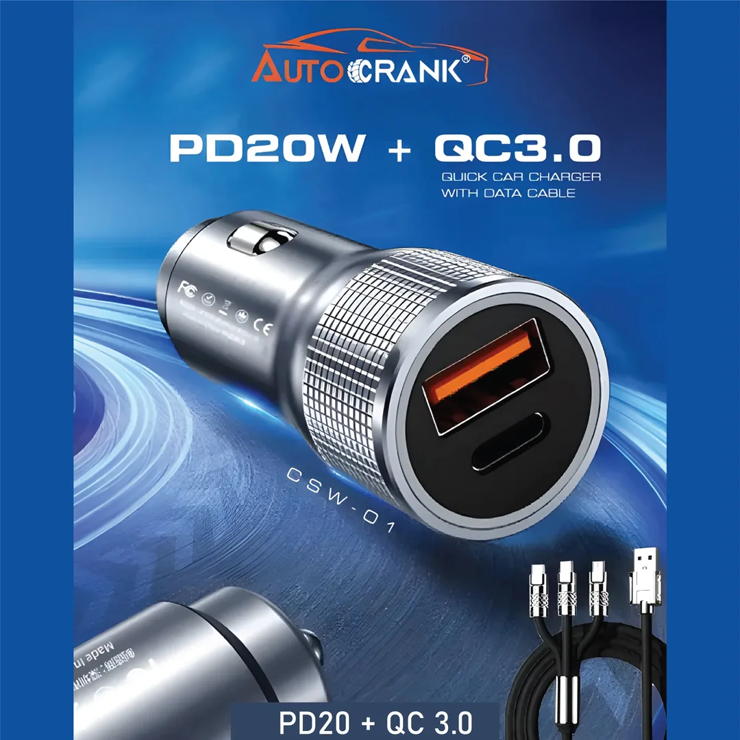 Car Charger PD20W Autocrank