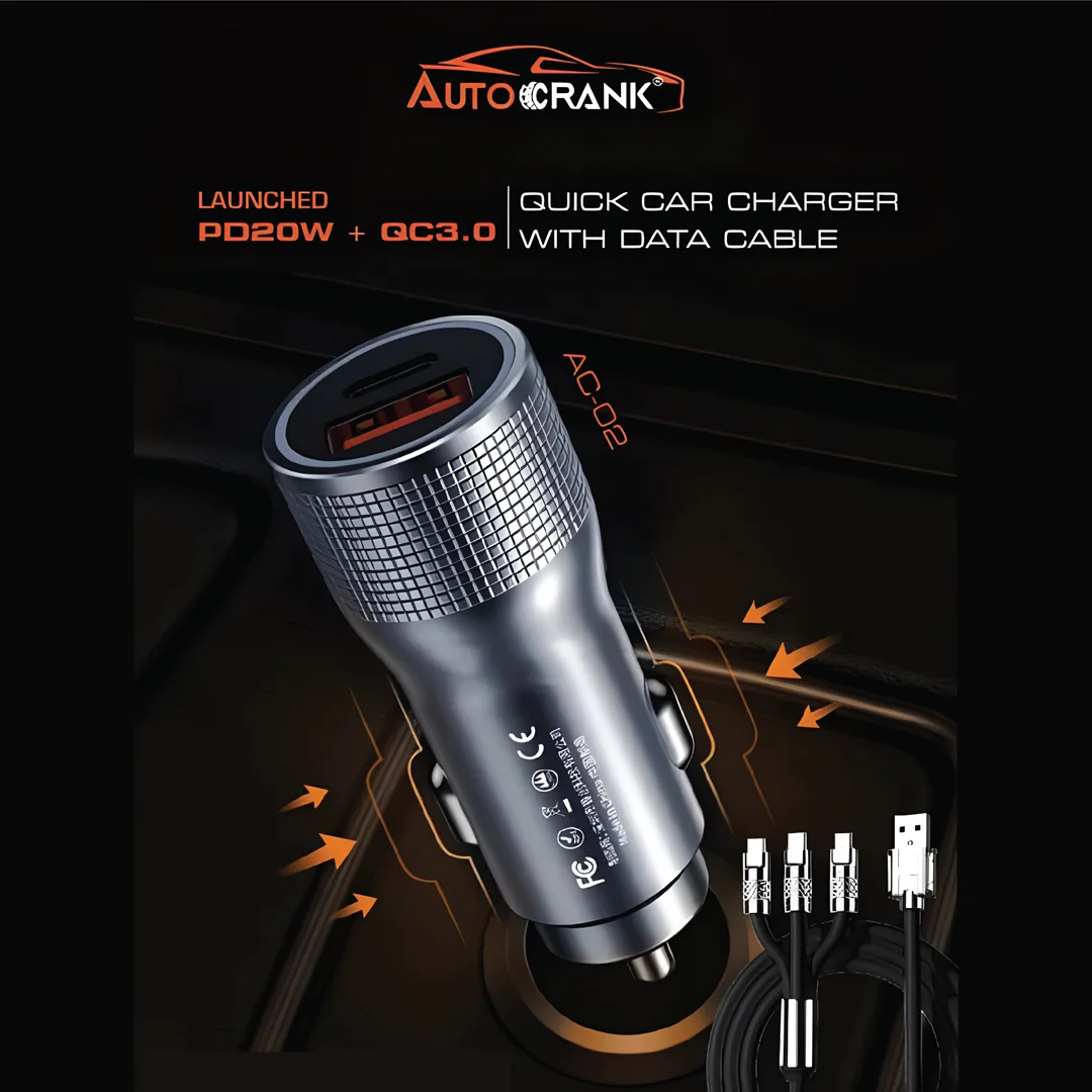 Car Charger PD20W Autocrank