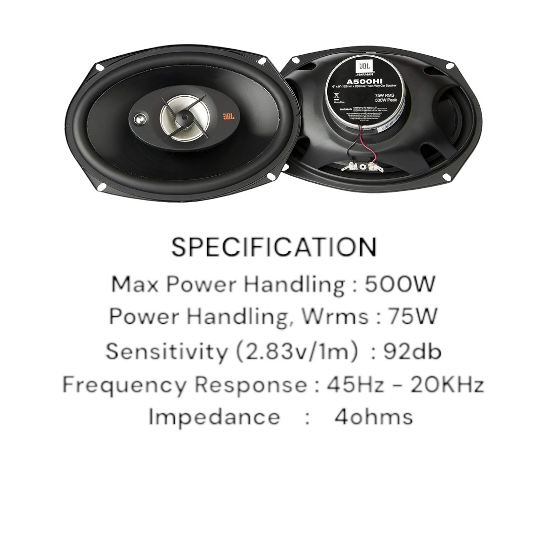 Car Speaker 3 Way 500W JBL