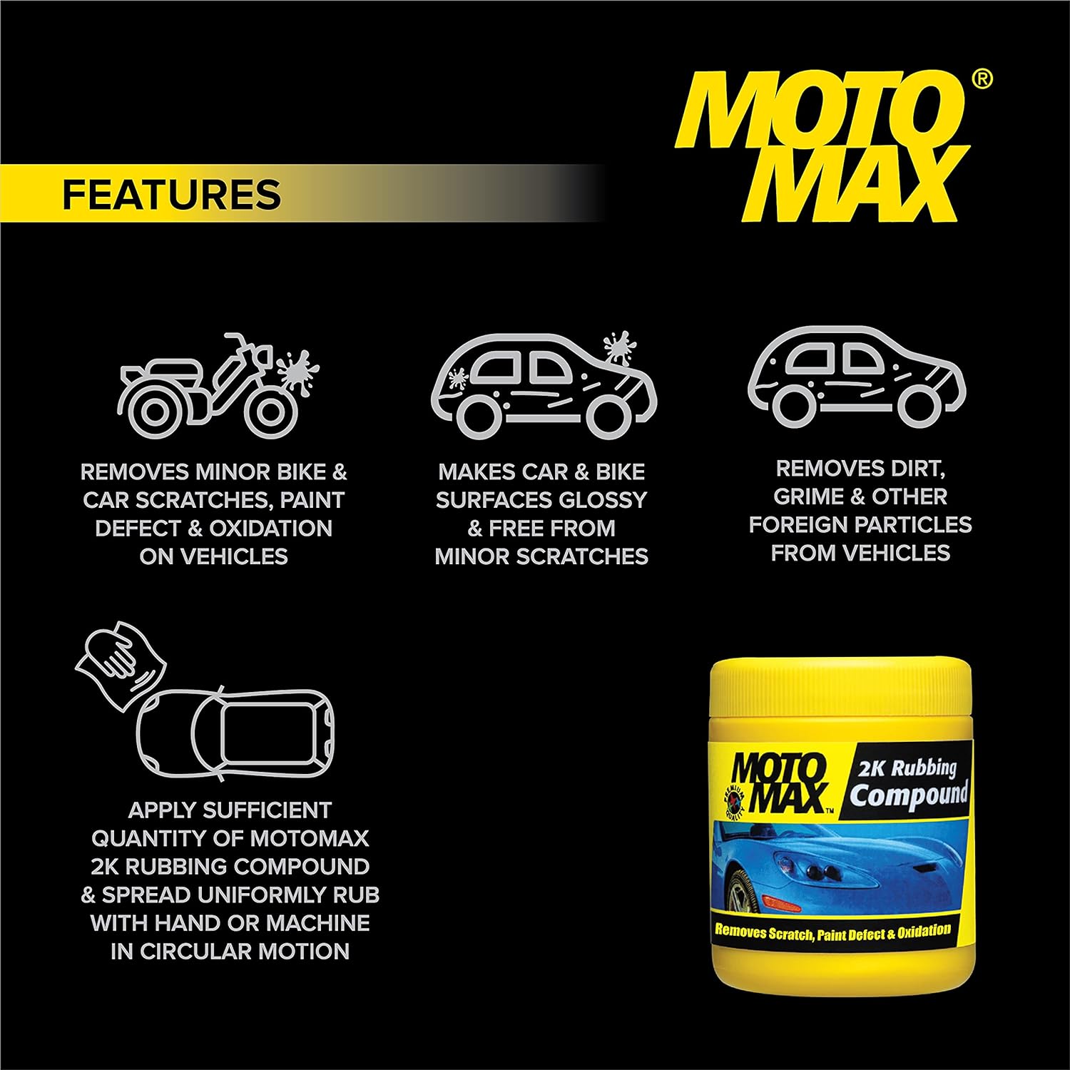 Rubbing Compound 2K Motomax