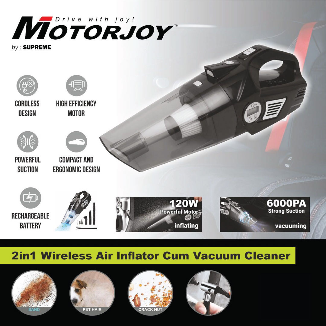 Vacuum Cleaner 2in1 Motorjoy