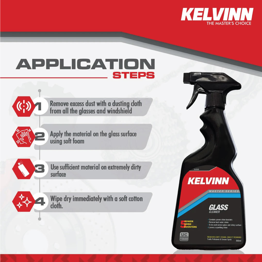 Glass Cleaner 500ml Kelvinn