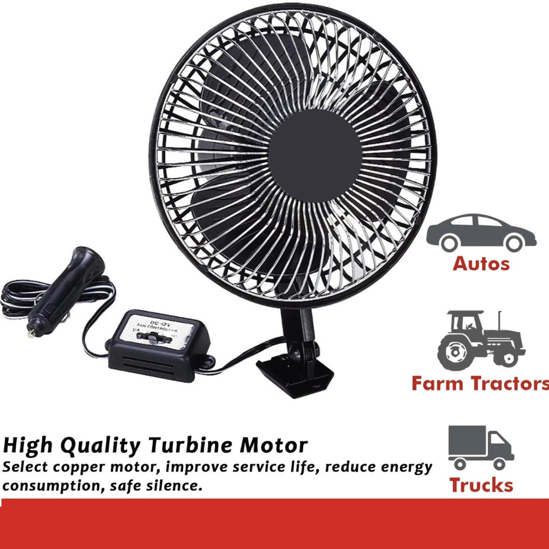 Car Fan 6 Inch 12V Panasound