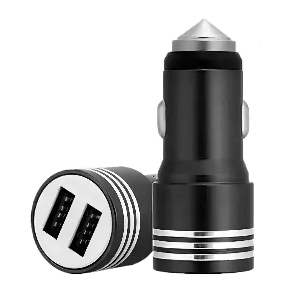 Car Charger 2 USB Port Ticon