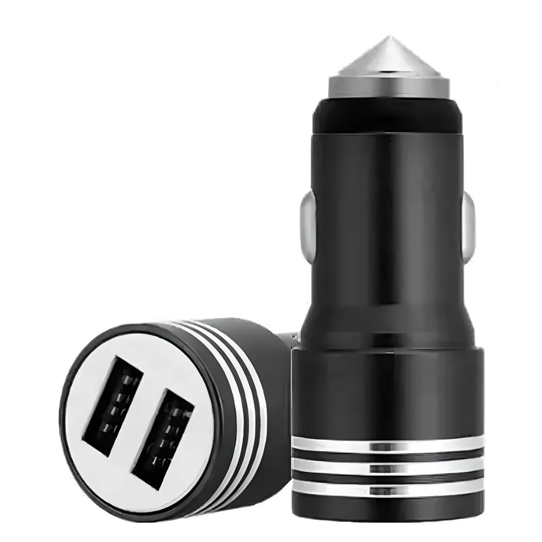 Car Charger 2 USB Port Ticon