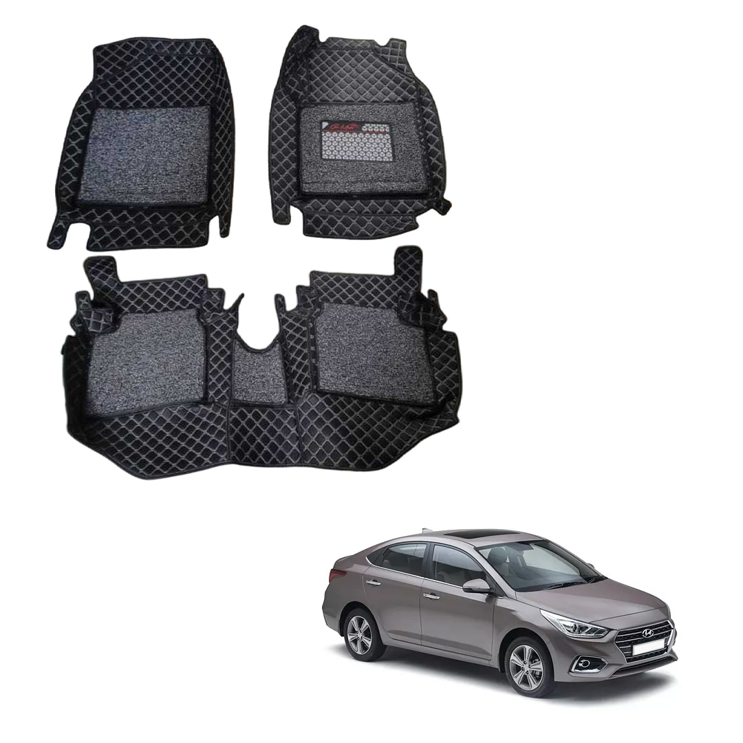 7D Floor Mats Verna Fluidic