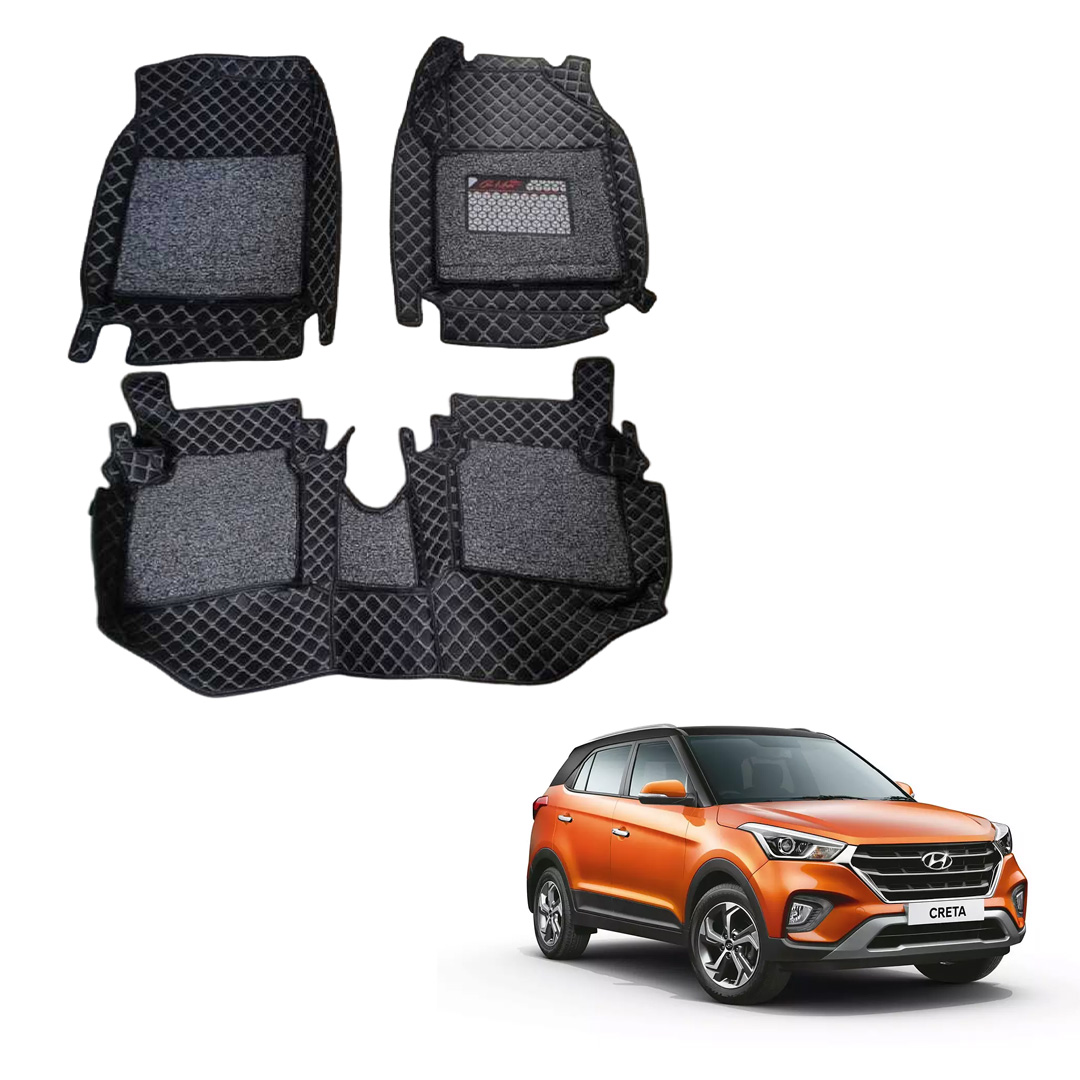 7D Floor Mats For Creta Legato
