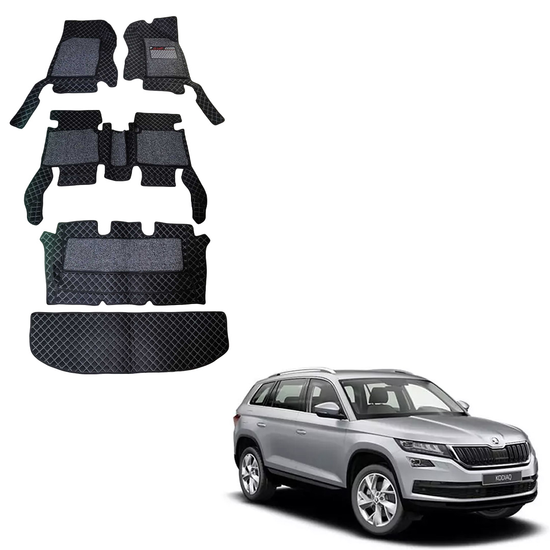 7D Floor Mats Kodiaq Legato