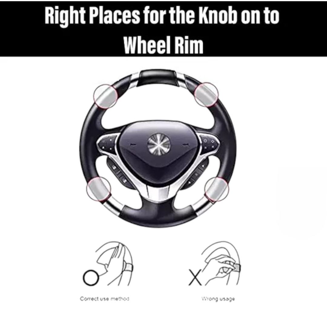 Steering Knob Silver G-POP