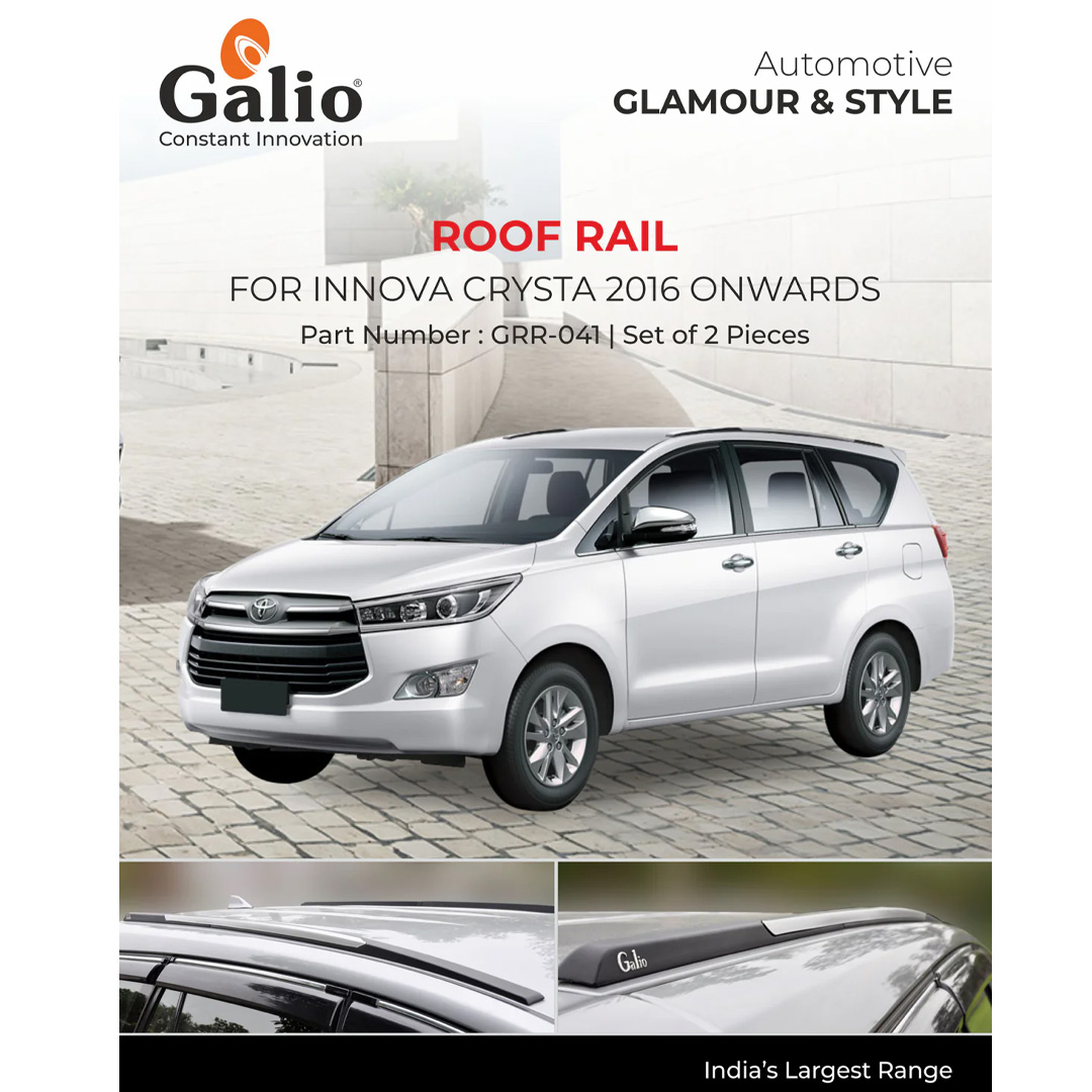 Roof Rails Innova Crysta Galio