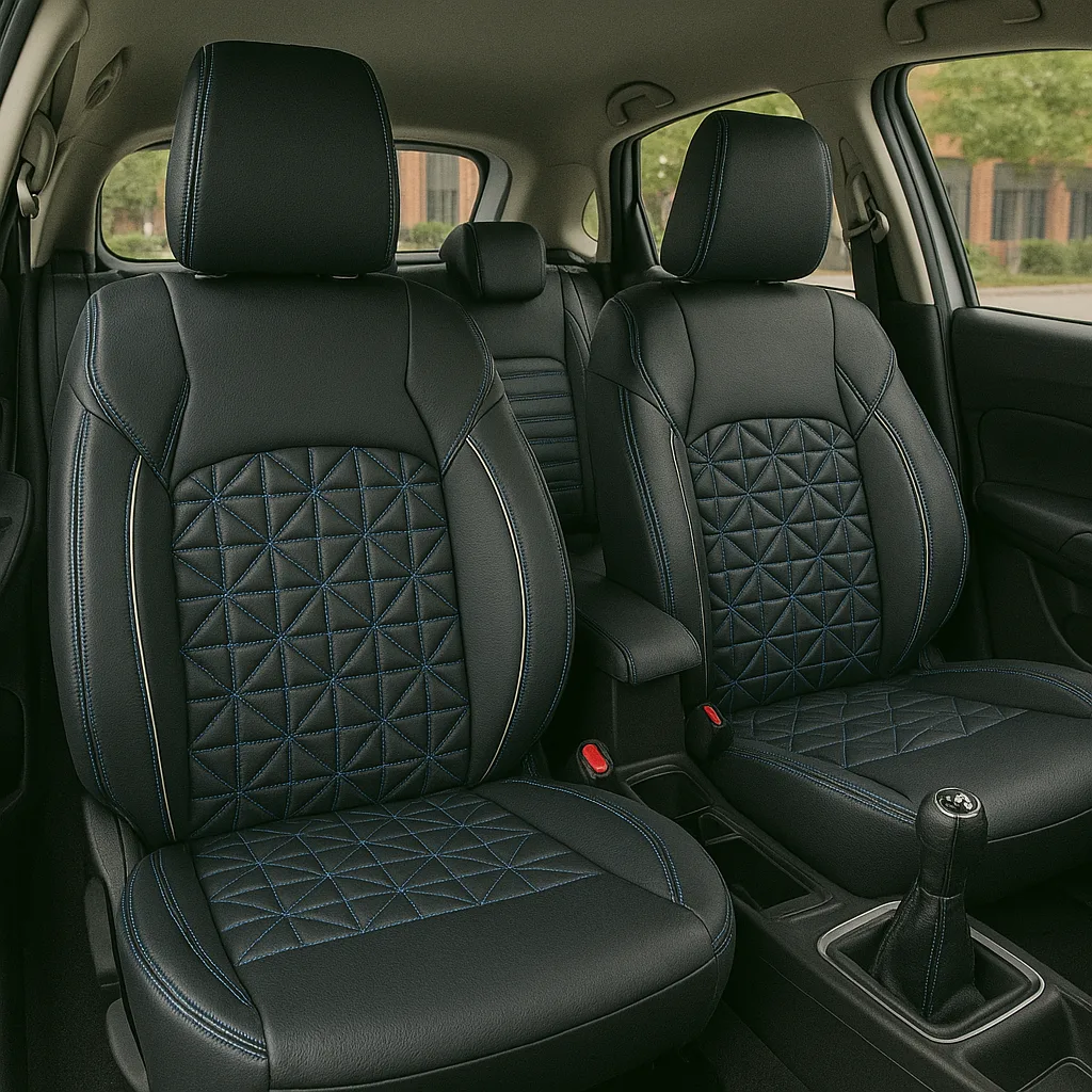 Seat Cover Black Nappa Leather