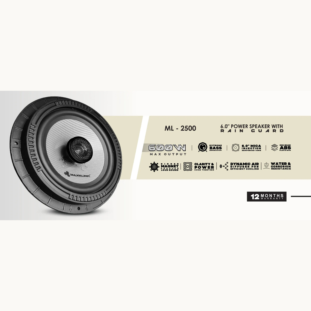 Speaker 6" 600W Maxxlink