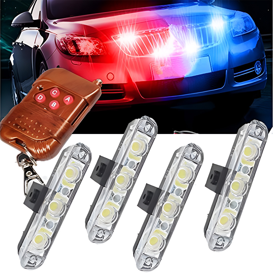 Car LED Grill Flash Light