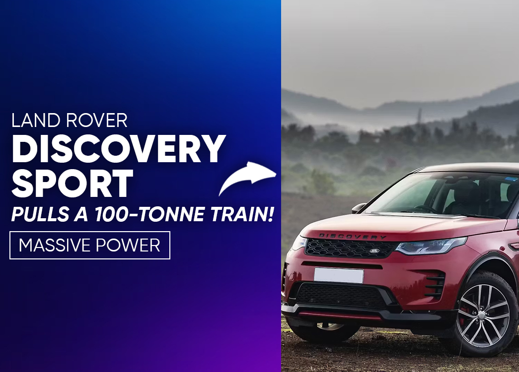 Land Rover Discovery Sport Tows 100-Ton Train with Ease