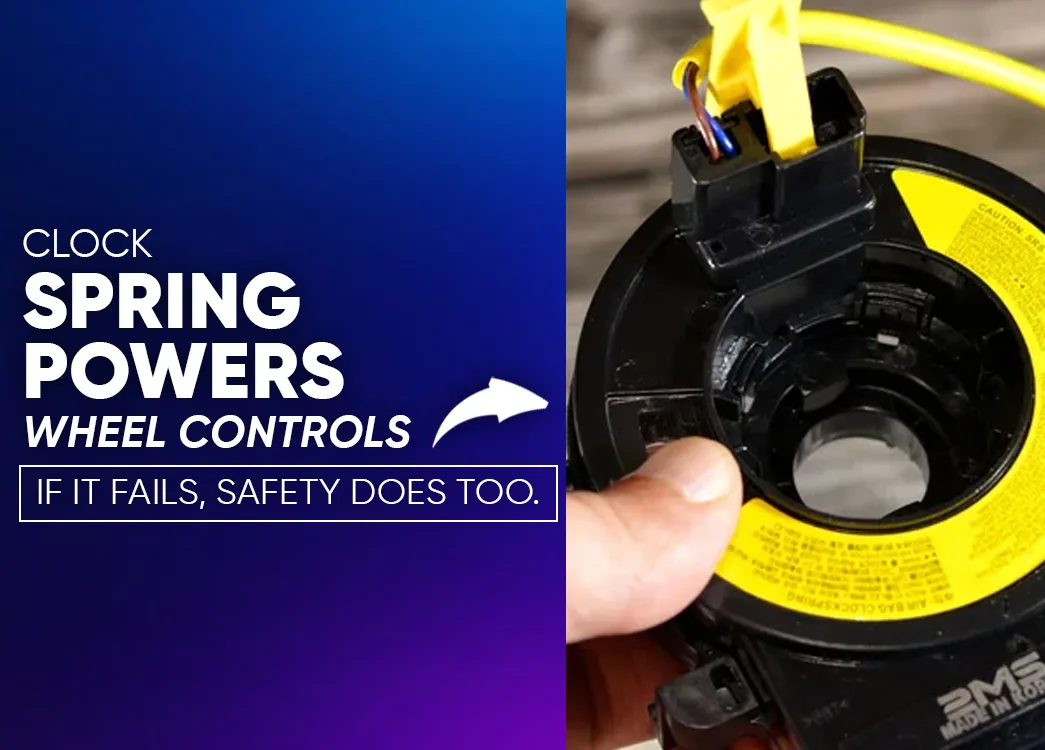 What Is a Clock Spring in a Car Steering Wheel ?