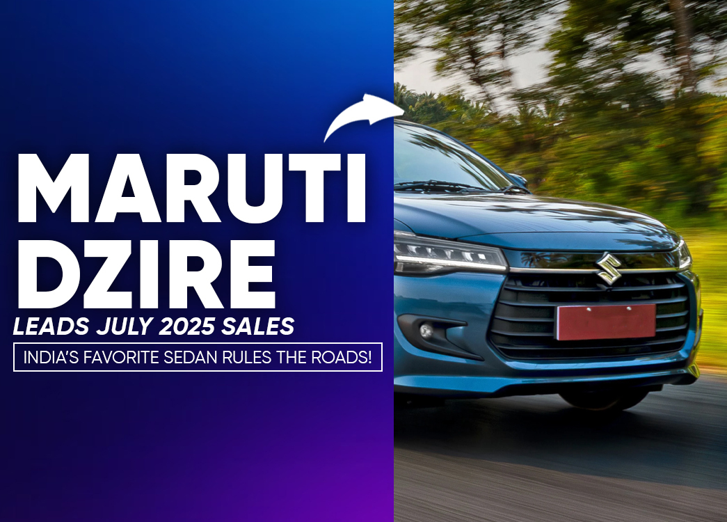 Maruti Dzire Becomes India's Best-Selling Car in July 2025