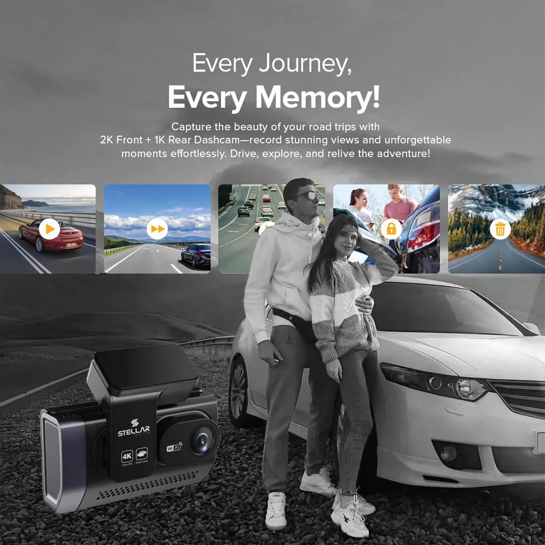 Dash Camera 4K+2K Stellar