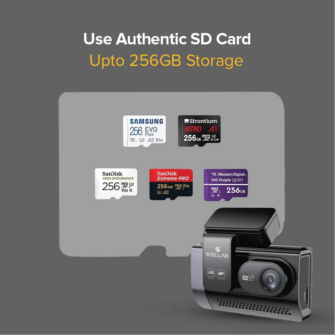 Dash Camera 4K+2K Stellar
