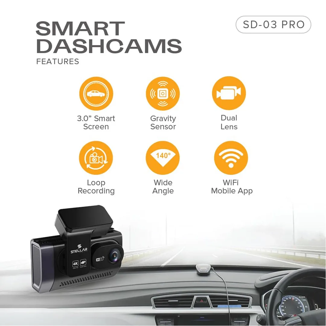Dash Camera 4K+2K Stellar