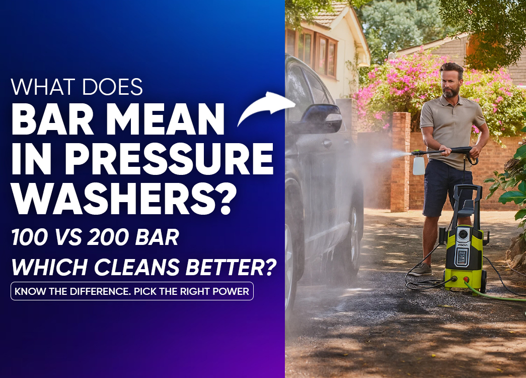 100 BAR vs 200 BAR Pressure Washers: Which One Blasts Better?