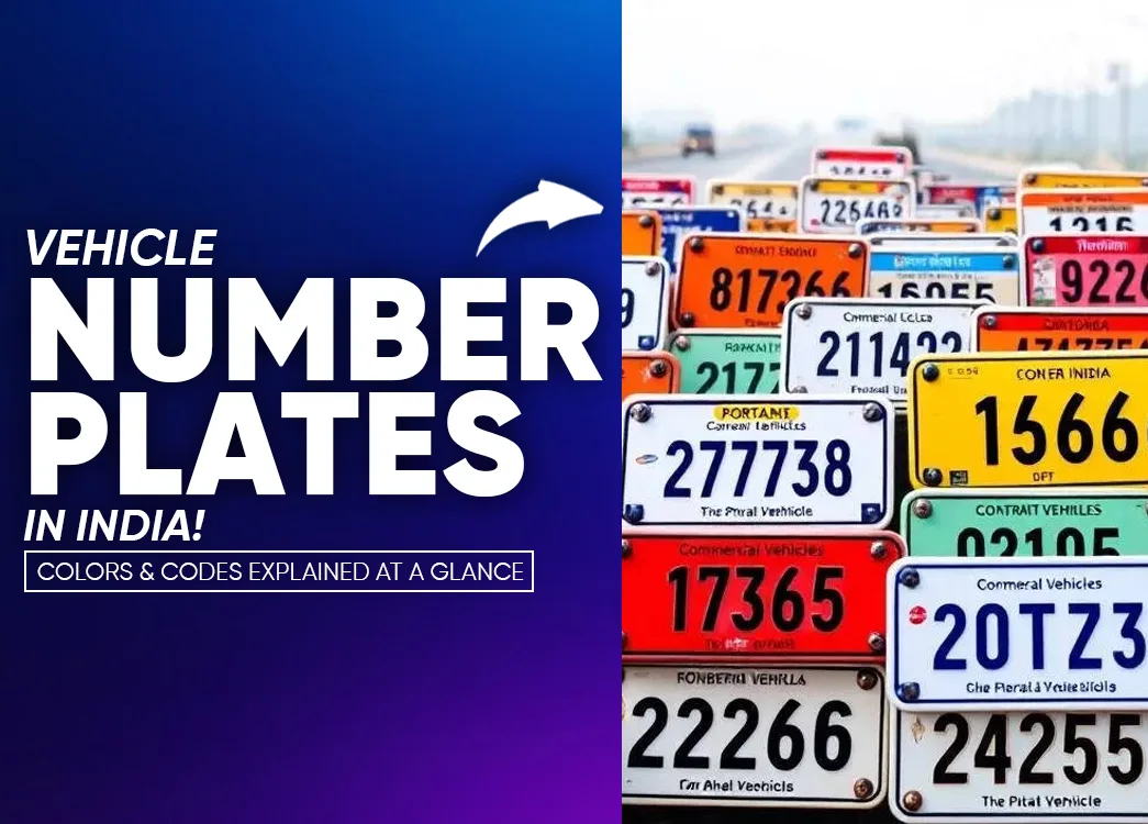 Types of Vehicle Number Plate Rules, Colours, Categories in India