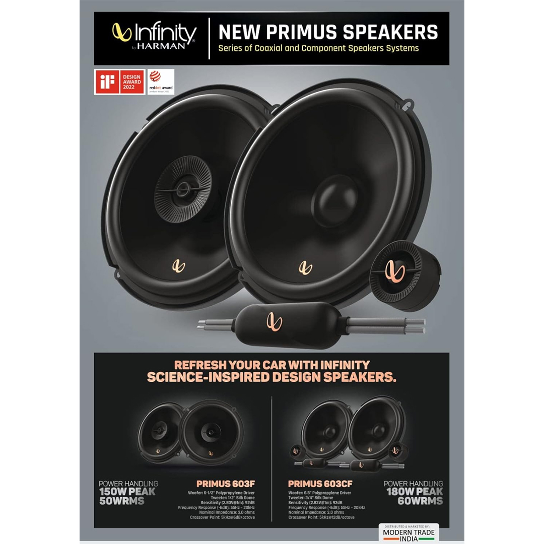 Speakers 603F 6.5" Infinity