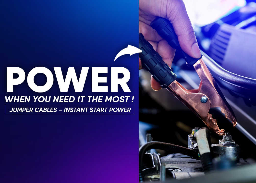 Buy Car Battery Jumper Cables Online in India | Best Automobile Jump Starter with Creckk