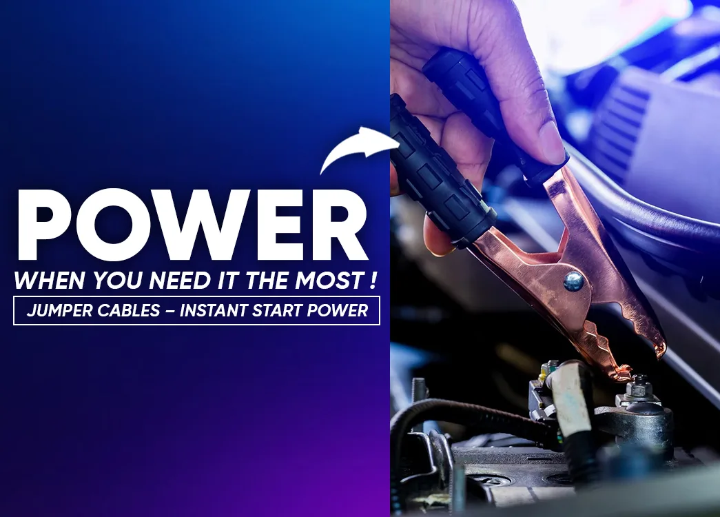 Buy Car Battery Jumper Cables Online in India | Best Automobile Jump Starter with Creckk