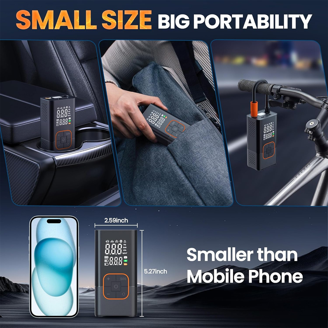 Tyre Inflator Cordless Potauto