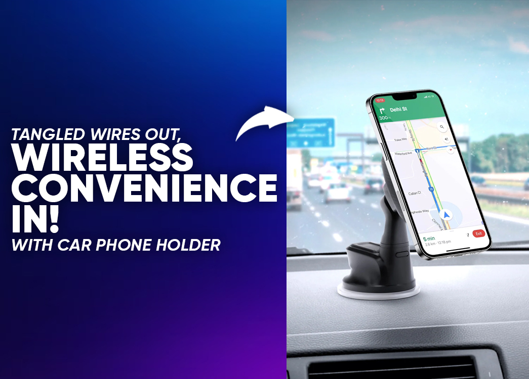 Best Car Phone Holder with Wireless Charging in India for iPhone and Android Phones