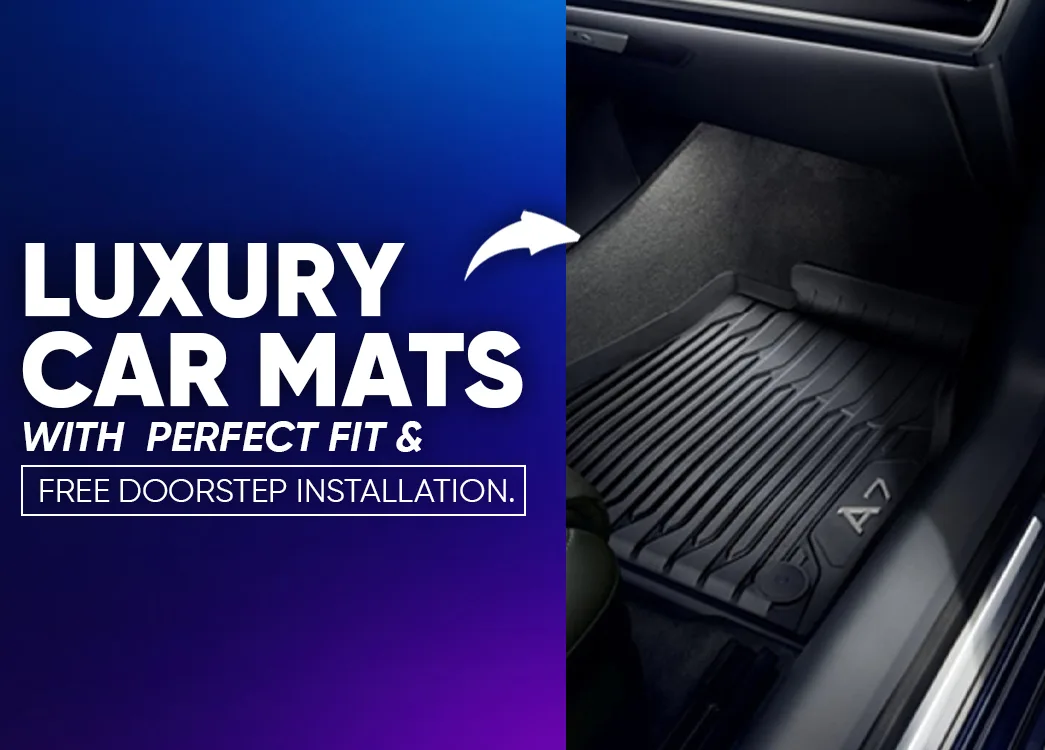 Premium Car Floor Mats in India 2025 | Buy Custom Fit, Waterproof, Dustproof Car Mats with Free Doorstep Installation Creckk Ahmedabad