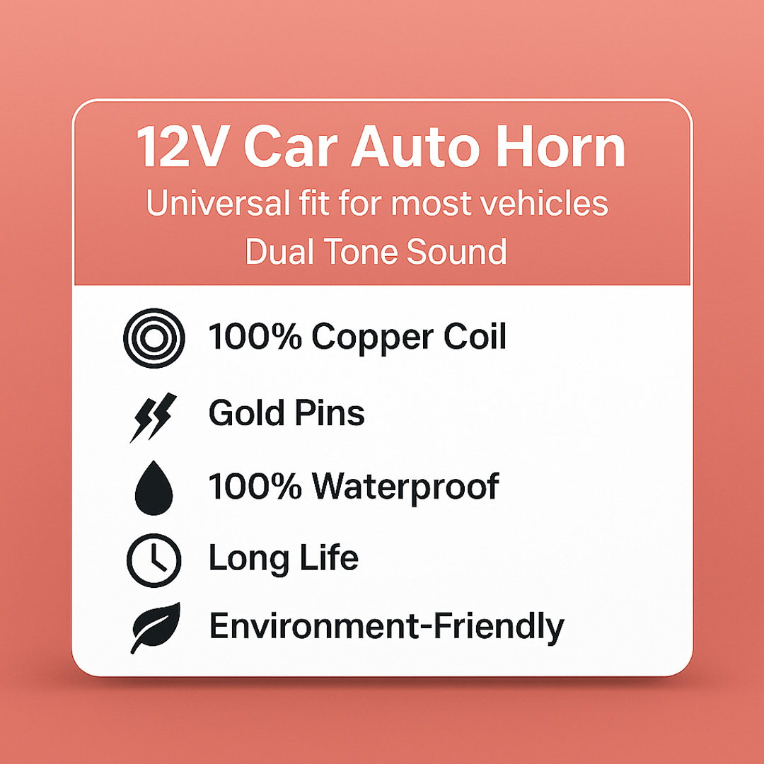 Auto Horn 12V Tungsten