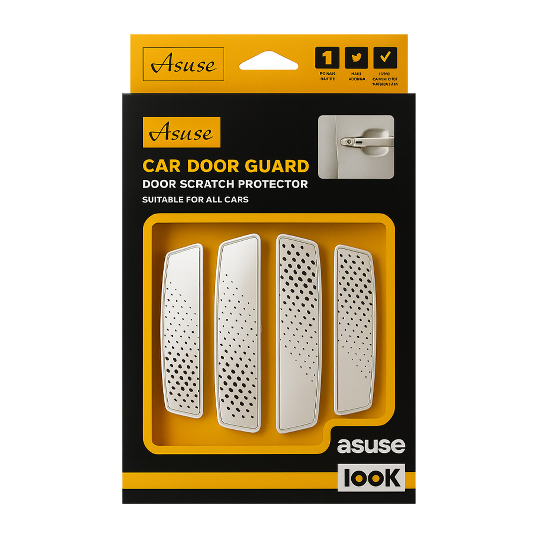 Car White Door Guard Asuse