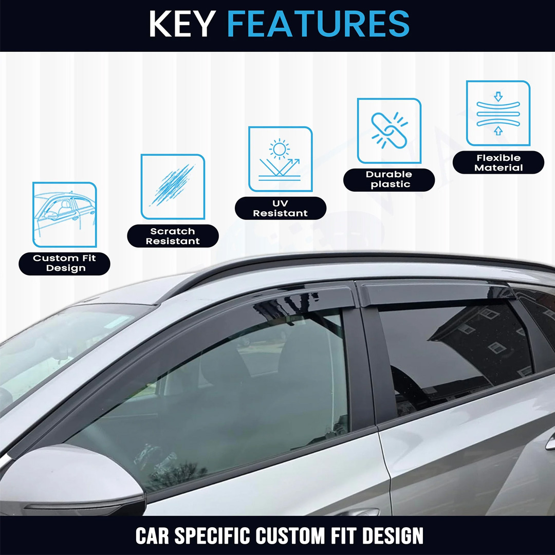 6 pcs Car Door Visor for Eeco