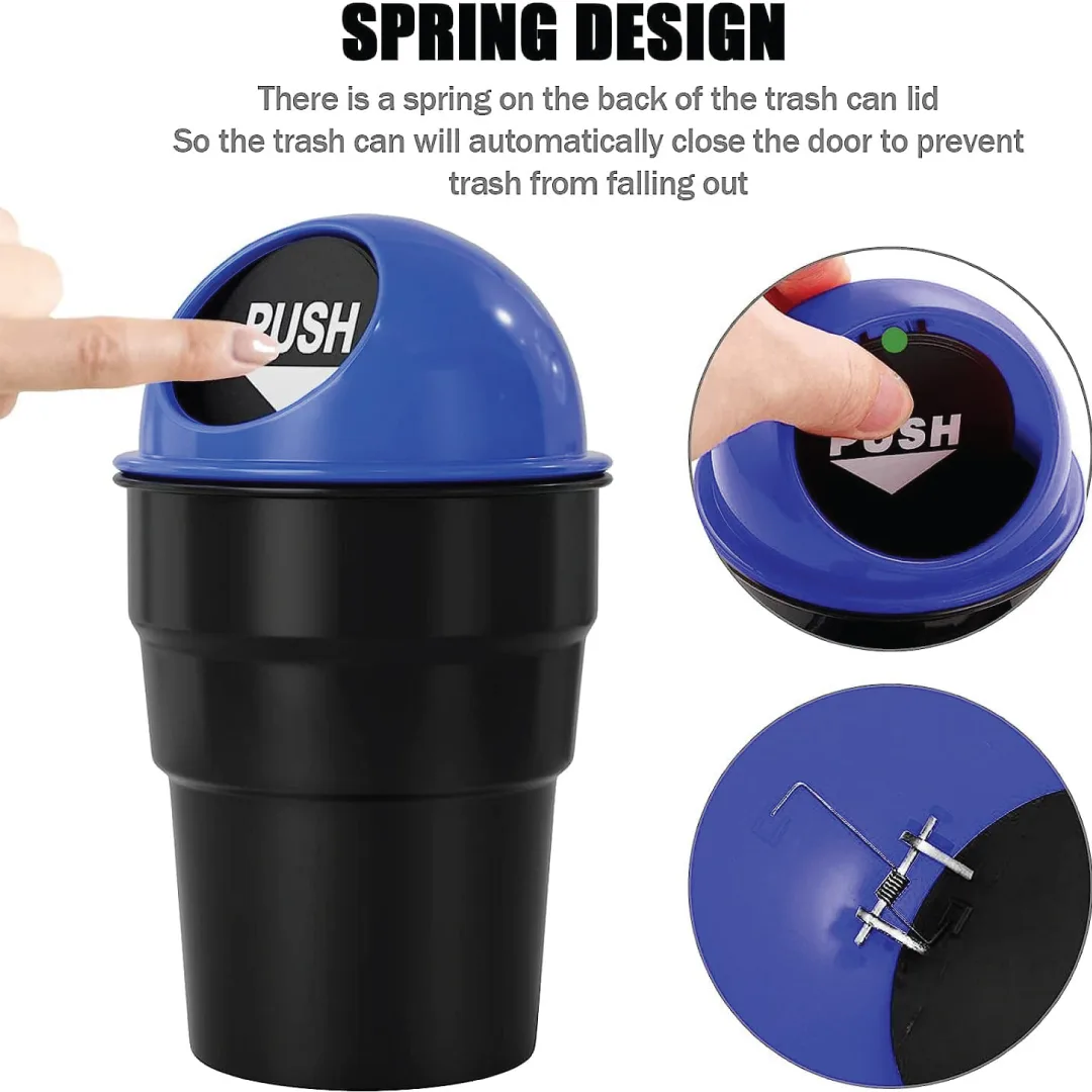 Car Mini Trash Bin Portable