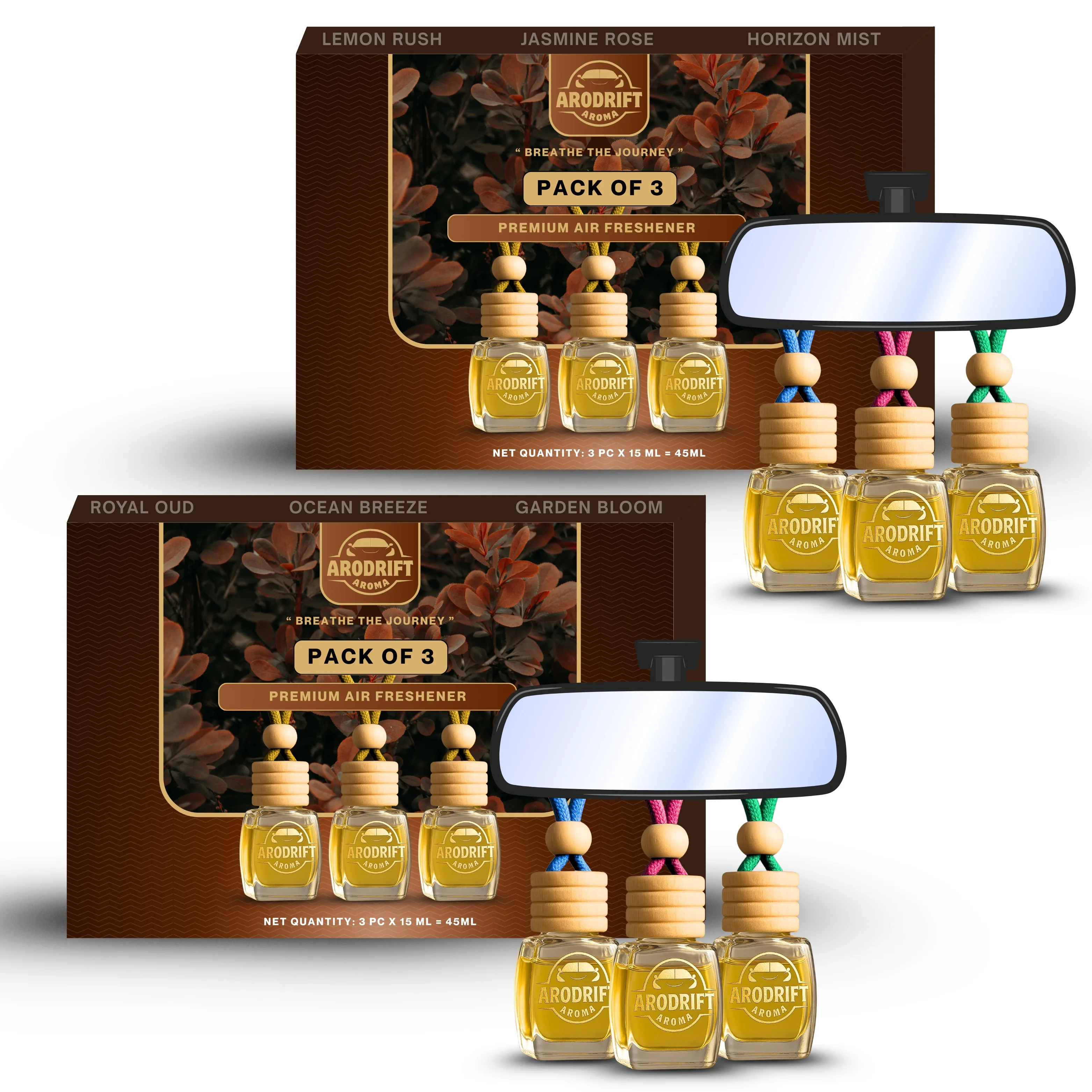 Hanging Perfume 6 pcs AroDrift