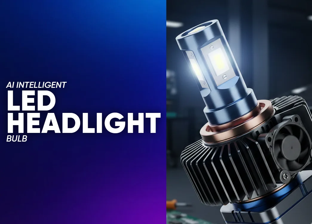 Smart LED Headlight Bulb in India with AI System | Creckk
