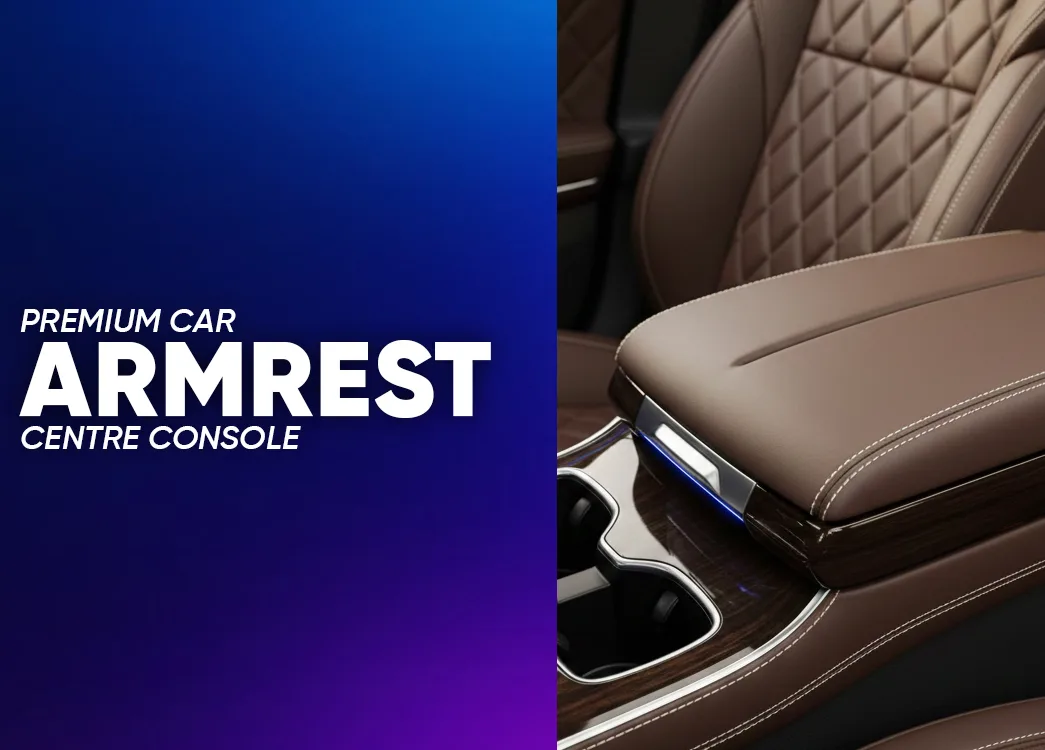 Premium Car Armrest in India | Custom Fit Centre Console with Storage