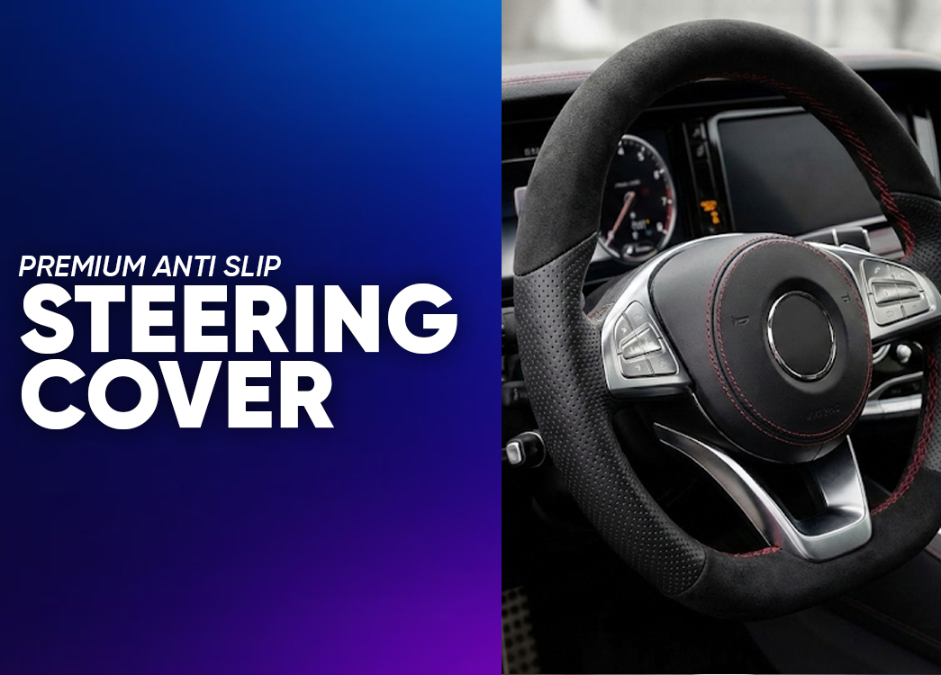 Steering Wheel Cover Premium Anti Slip Interior Accessory | Creckk