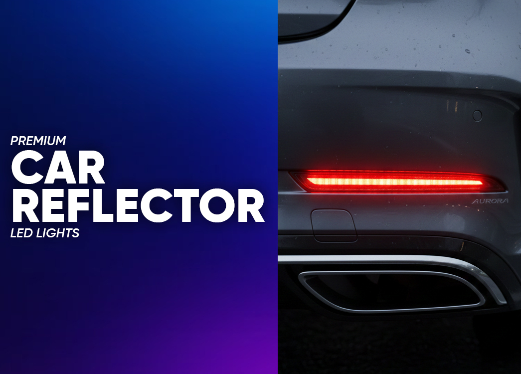 Car Reflector LED Light for Rear Bumper in India | Creckk