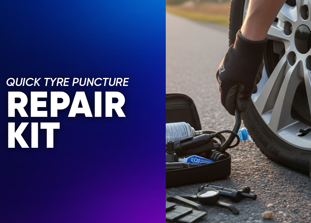 Car Puncture Repair Kit Fast 10 Min Tyre Fix India | Creckk