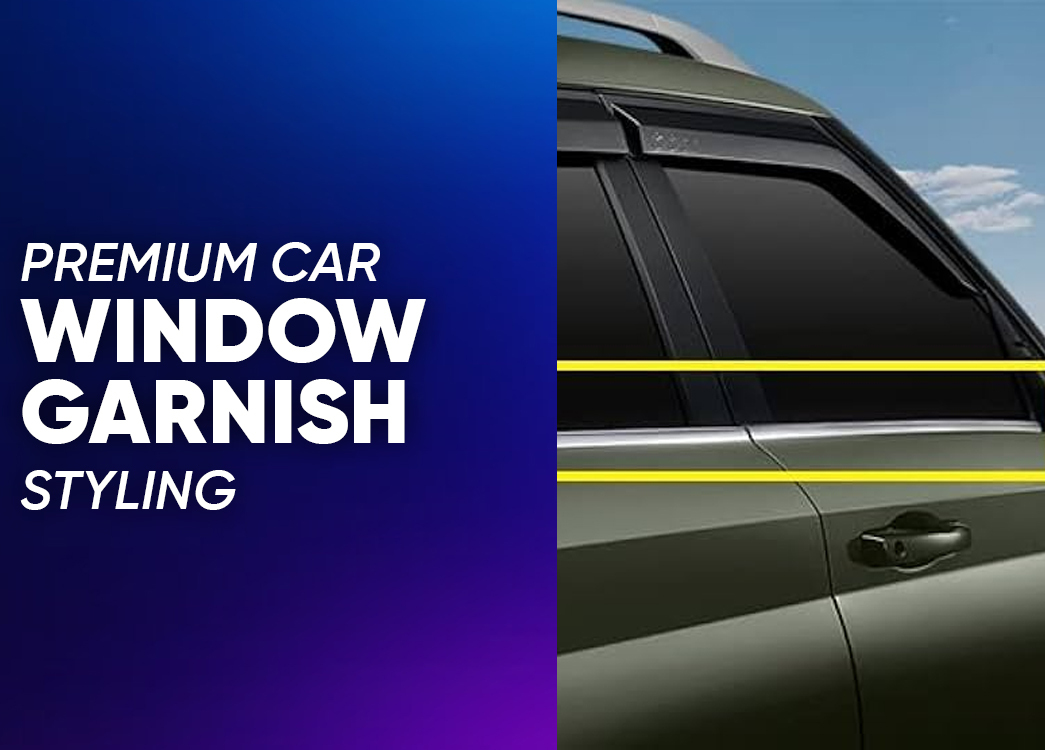 Car Window Garnish Stylish Exterior Window Frame Cover | Creckk