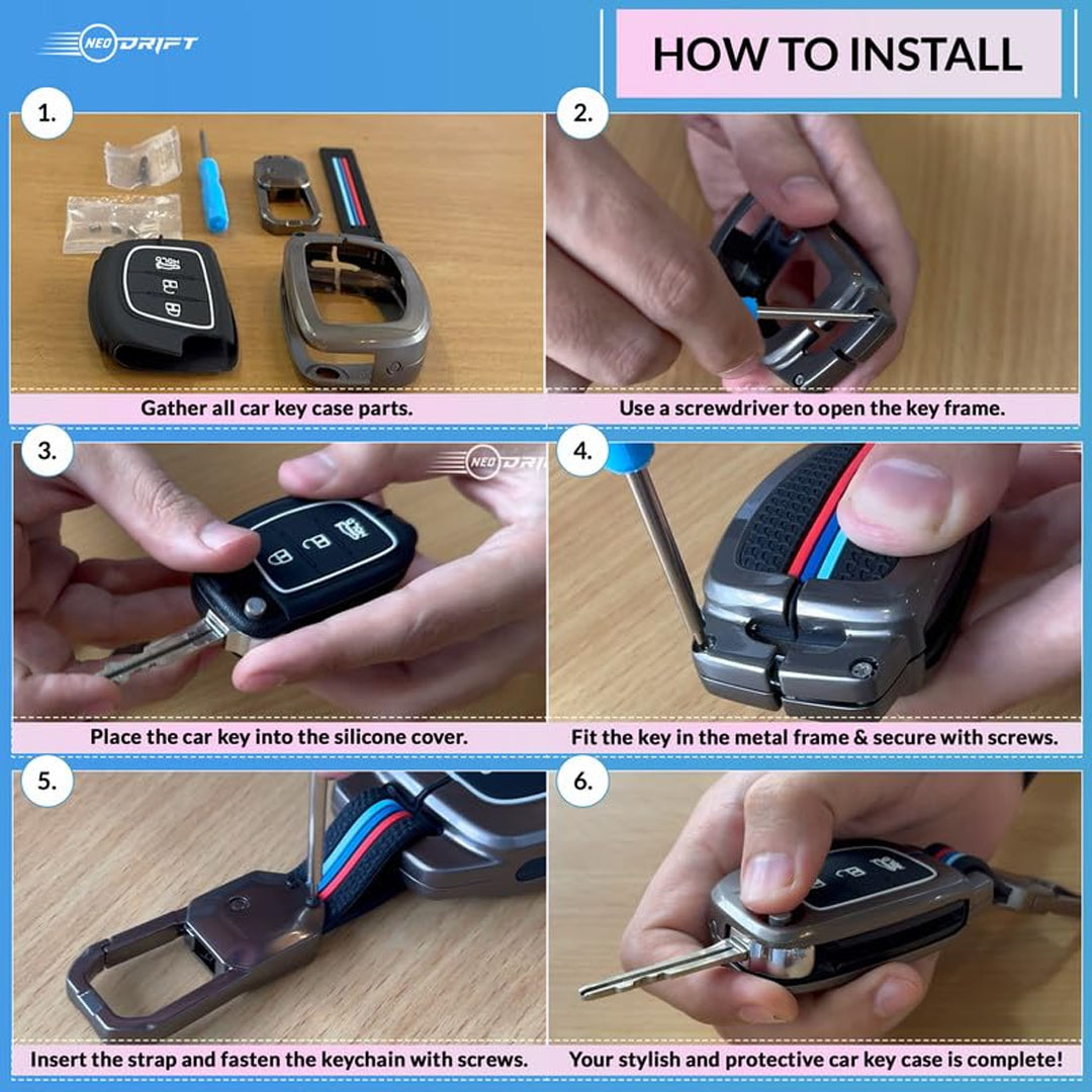 Metal Key Cover for Dzire