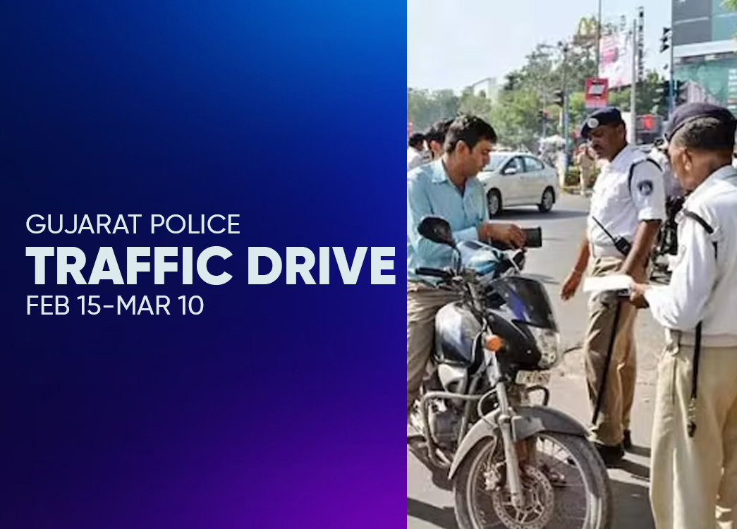 Strict Action Ahead: Gujarat Police Traffic Drive from February 15 to March 10