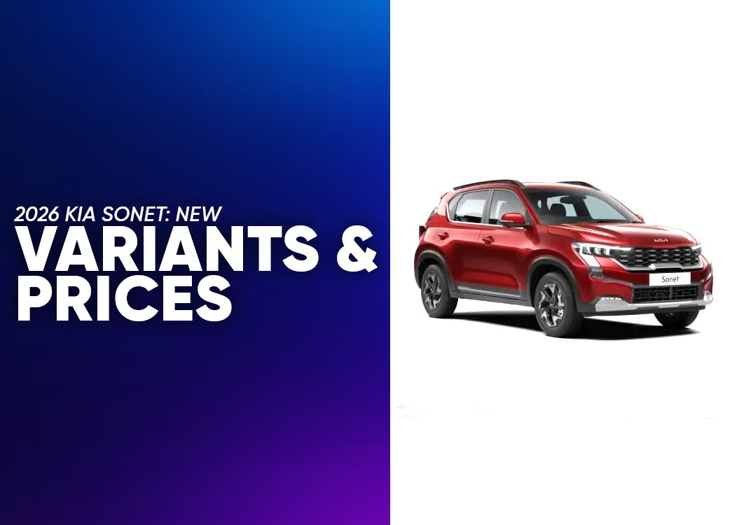 Kia Sonet 2026 Variant Update: Prices, Features & Automatic Options