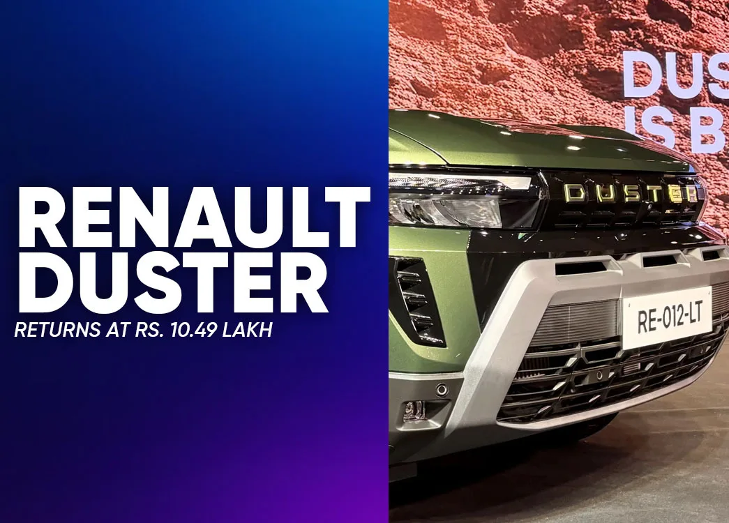 Renault Duster India Launch: Starts at Rs. 10.49 Lakh