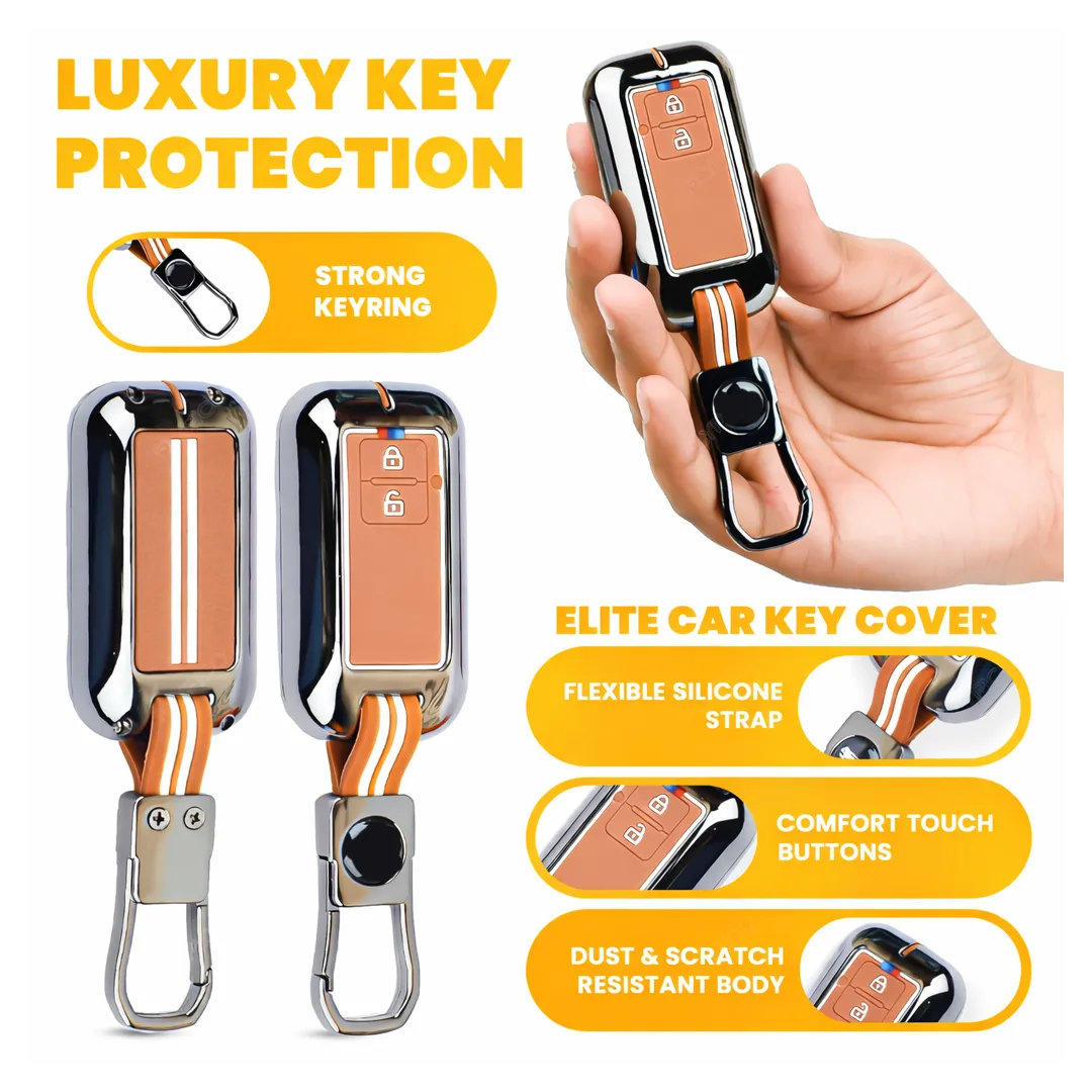 Key Cover for Baleno Chrome